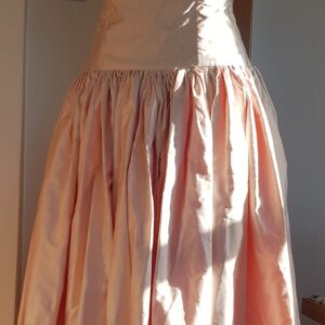 Wedding dress upcycled and remodelled to party skirt