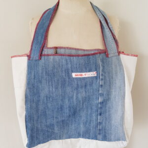 image of saved bag blue and white # 2